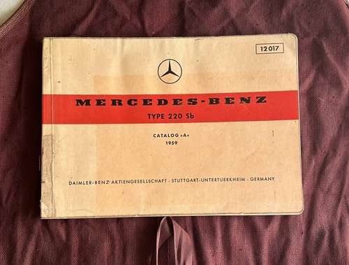 Vtg 1959 mercedes benz 220sb - benz,