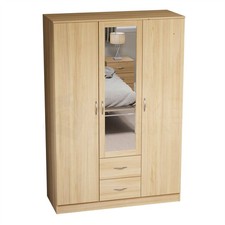 Modern Wide Wardrobe 3 Door 2