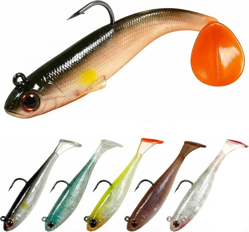 6pcs pre rigged - jig, head