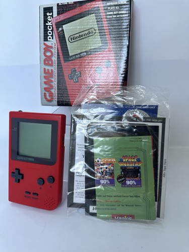 Nintendo gameboy pocket red - gameboy,