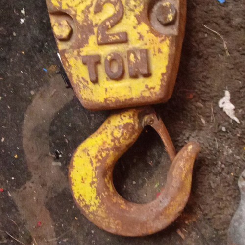 Ton lifting hook assembly - 2,