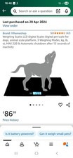 LCD Digital Dog Weighing