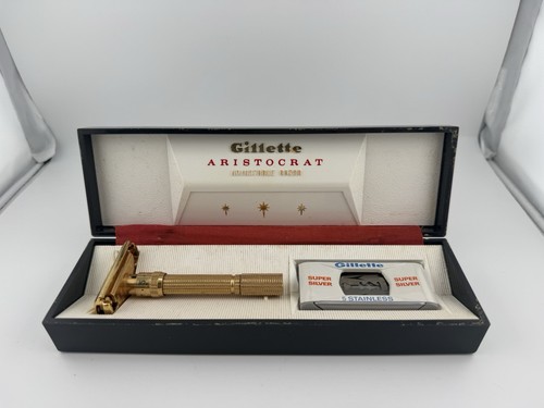 Gillette aristocrat 1965 - gillette, gold