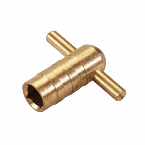 Brass radiator bleed - key, /
