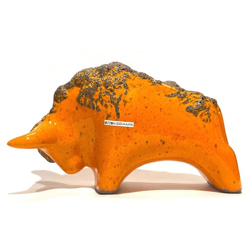 Otto keramik bull orange fat - otto,