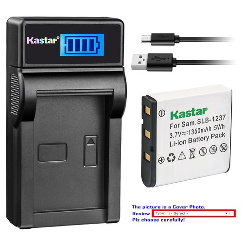 Kastar battery lcd usb charger - battery,
