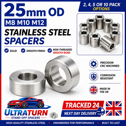 25mm stainless steel - od,