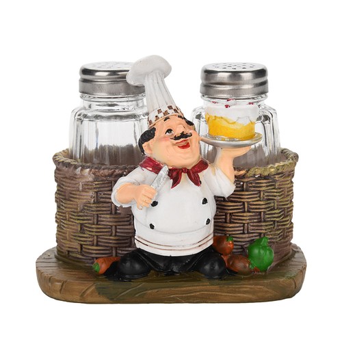 Cute chef resin figurine - resin, decor