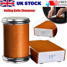 Rolling Knife Sharpener 15 and 20 Degree Sharpening Magnetic Angle Base Kitchen