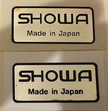 SUZUKI RGV250 VJ21 VJ22 VJ23 FORK SUSPENSION SHOWA CAUTION WARNING DECALS