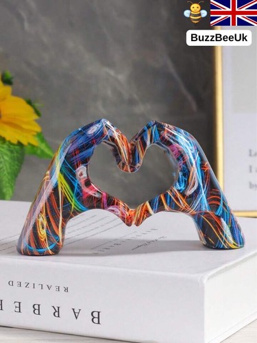 Abstract heart hands - abstract,