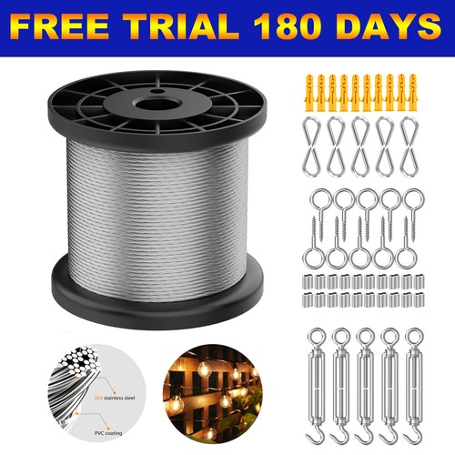 50m garden wire stainless - ,,