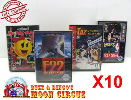 10x sega genesis cib - 10x,
