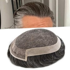 French Lace Front Mens Toupee