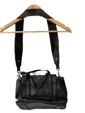 Black Faux Leather Nica