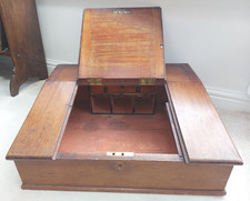 Large antique lectern, portable writing slope, country house, estate made