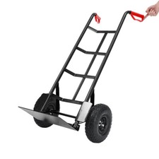 Heavy Duty Sack Truck Hand Industrial Trolley Two Wheel Tyre Barrow up to 150Kg