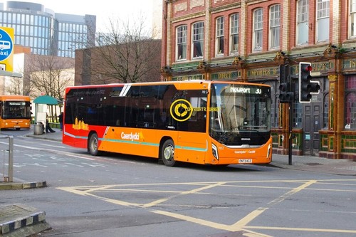 Cardiff bus scania - cardiff,