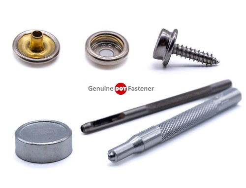 Snap fastener press studs - , kit
