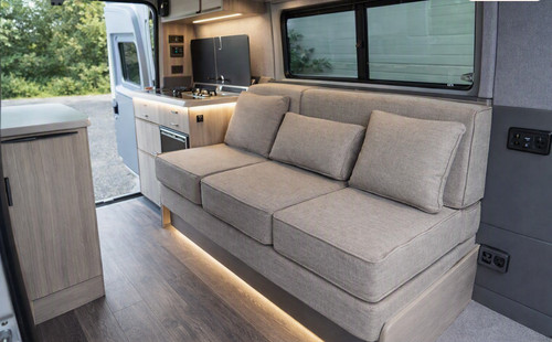 Custom campervan cushions - campervan,