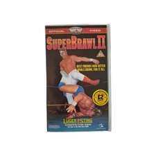 WCW Superbrawl 2 1992 VHS Video Tape Wrestling Sting vs Luger