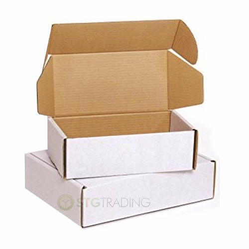 White die cut folding lid - die,