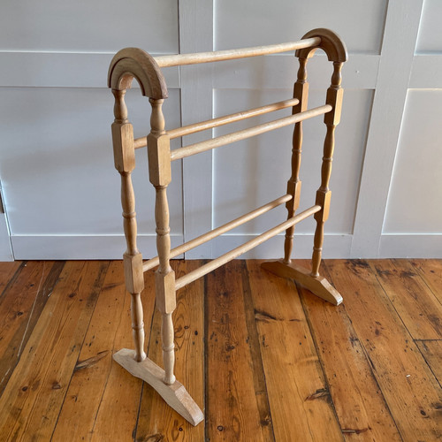 Victorian pine towel rail - victorian,