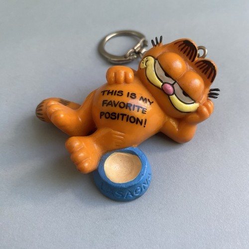 Vintage garfield keyring - vintage, 1981