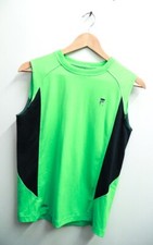 Vintage green men's Fila training tank top in M| SKU 2005