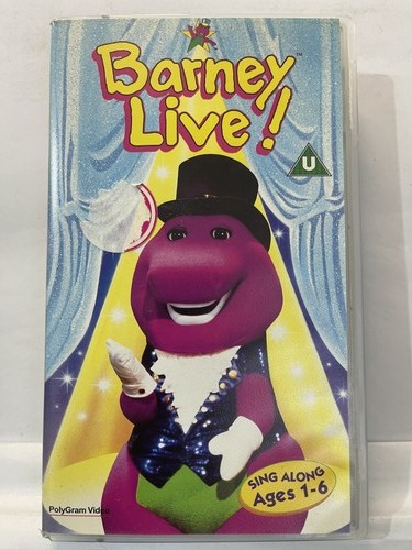 Barney live new york vhs - new,
