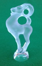 LALIQUE CRYSTAL ANTELOPE /