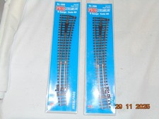 Peco SL-386  Curved right hand points x 2. N gauge