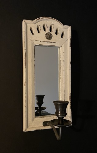 Vintage mirrored wall sconce - vintage,