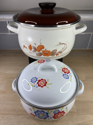 Vintage 1960s 70s enamel stock - vintage, 1960s/70s