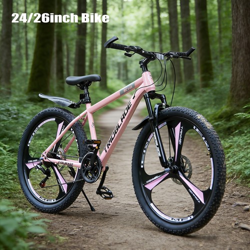 Pink 26inch mountain bike - pink,