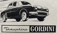 RENAULT DAUPHINE GORDINI -