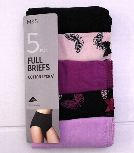 Ladies 5 pack cotton - &,
