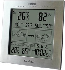  Weather Station with MSF Radio Control Clock ( UK Version )  indoor  / outdoor 