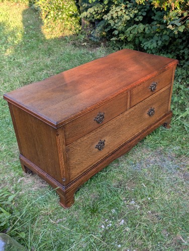 Handmade 1930s oak low - 1930s,