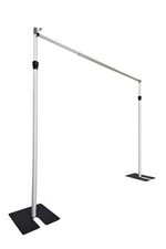 Pro Pushup Event Backdrop Kit 3x3m Telescopic Adjustable Frame Stand Weddings