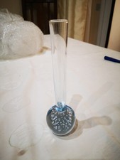 16cm Tall Lead Crystal Blue