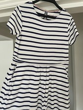 mini boden girls 7-8 dress Striped 
