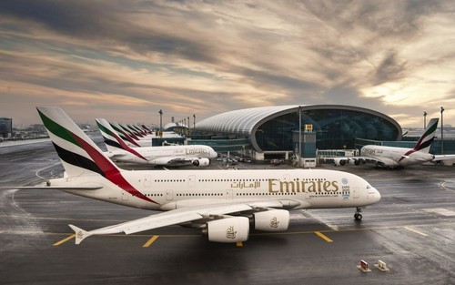 Emirates a380 plane - a380, poster