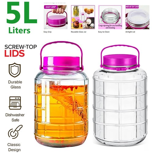 Large glass storage - 5l,
