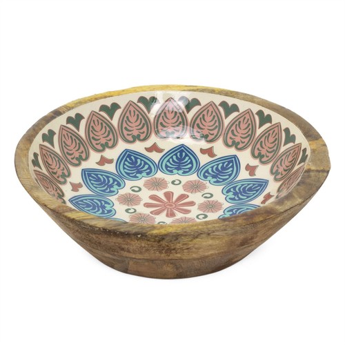Meze wooden enamel bowl - enamel, |