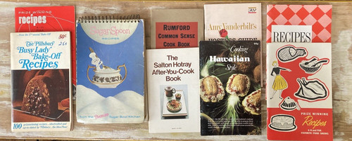 Vintage pamplet recipie