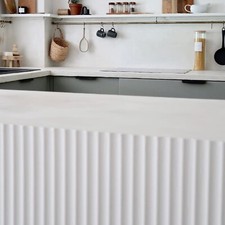 Fluted MDF Decorative Wall Panelling 3D Wall Panels Paintable Wood Paneling Pack