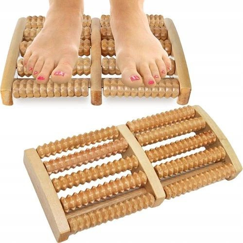 Roller wooden foot massager - 10,