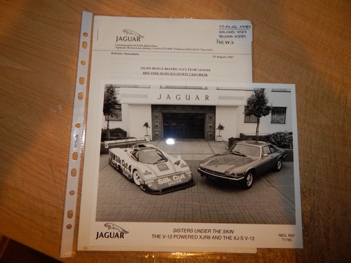 Jaguar v12 engine press - v12,
