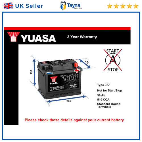 Battery fits lotus elan elite - battery,